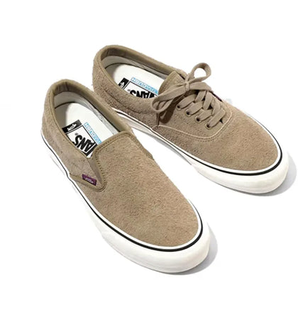 Vans Era Slip-On Needles Taupe - authentic Vans sneakers