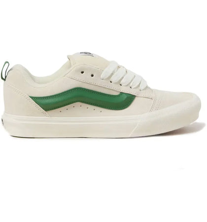 Vans Knu Skool Vintage Suede White Green - authentic Vans sneakers