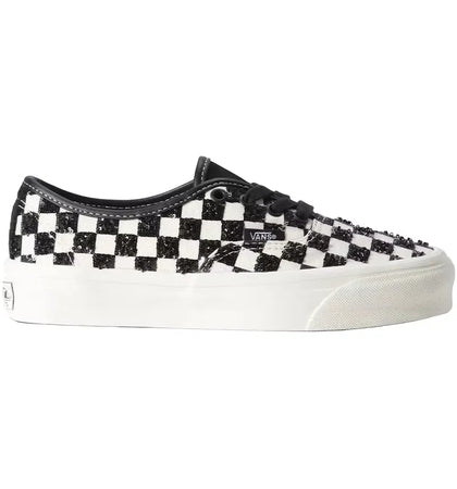 Vans LX Authentic 44 Beaded Checkerboard Black White - authentic Vans sneakers