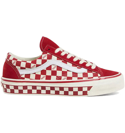 Vans Old Skool 36 Premium Checkerboard Chili Pepper Red - authentic Vans sneakers