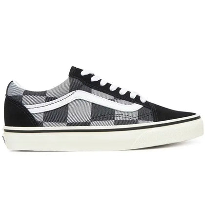 Vans Old Skool Black Oversize Checkerboard - authentic Vans sneakers