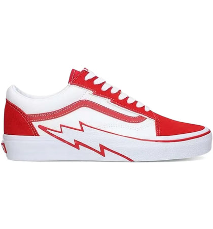 Vans Old Skool Bolt Red White - authentic Vans sneakers