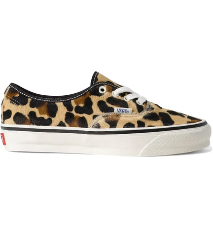 Vans Premium Authentic Leopard Orange Black - authentic Vans sneakers