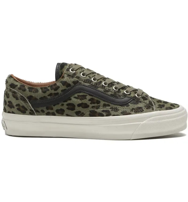 Vans Premium Old Skool 36 Pony Cheetah Olive - vue 360