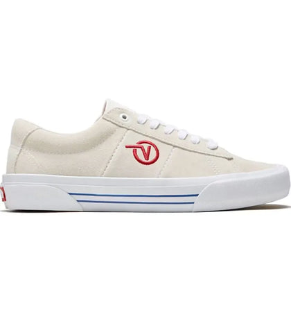 Vans Saddle Sid Pro Marshmallow Racing Red - authentic Vans sneakers