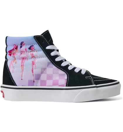 Vans Sk8-Hi KPop Demon Hunters Black Light Blue (GS) - authentic Vans sneakers