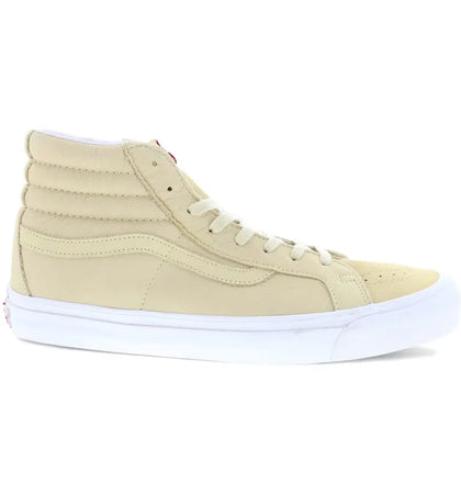 Vans Sk8-Hi LX Nubuck Pale Banana - authentic Vans sneakers
