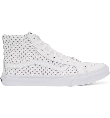 Vans Sk8-Hi Slim Perf Stars White (Women's) - authentic Vans sneakers
