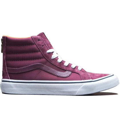 Vans SK8-Hi Slim Zip Boom Boom Burgundy - authentic Vans sneakers