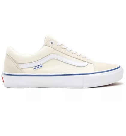 Vans Skate Old Skool Off White Royal Blue - authentic Vans sneakers
