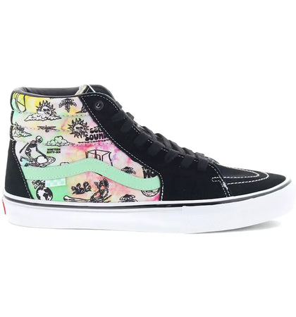 Vans Skate Sk8-Hi Shroom Doom Black Green - authentic Vans sneakers