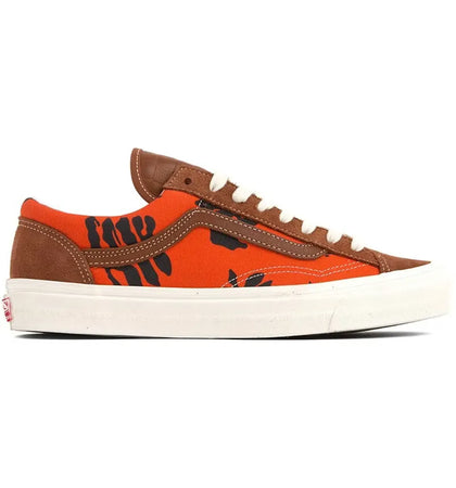 Vans Style 36 Modernica Orange Hawaiian Print - authentic Vans sneakers