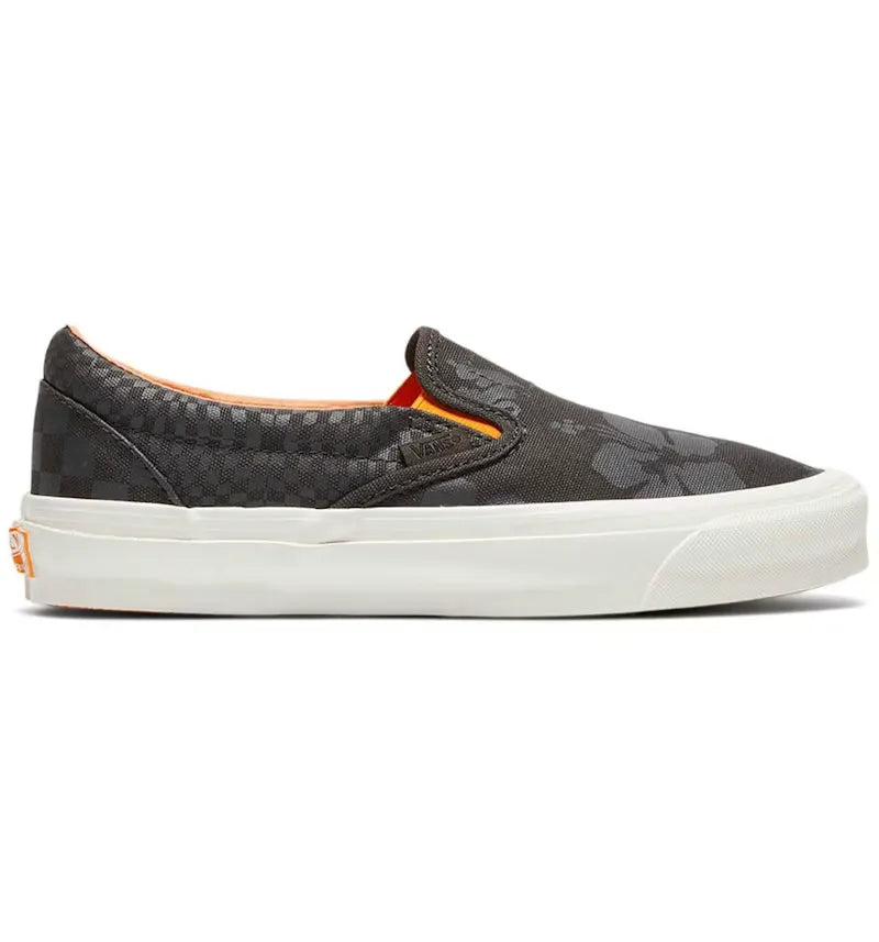 Vans Vault Classic Slip-On LX Porter Black Checkerboard - vue 360