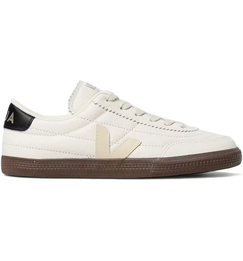 Veja Panenka Leather White Black Bark - vue 360