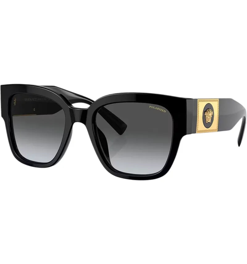 Versace 4437U GB1/T3 Sunglasses Black - vue 360