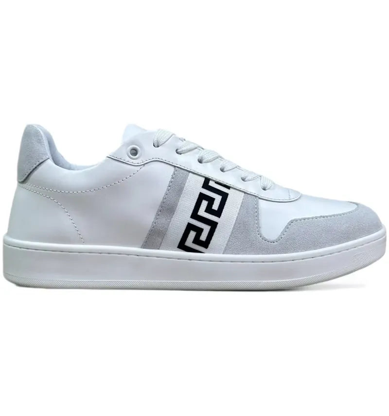Versace La Greca Sneakers White Black (Women's) - vue 360