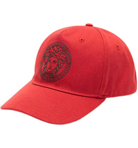 Versace Medusa Baseball Hat Red