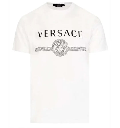 Versace Medusa Logo T-Shirt White/Black - authentic Versace apparel