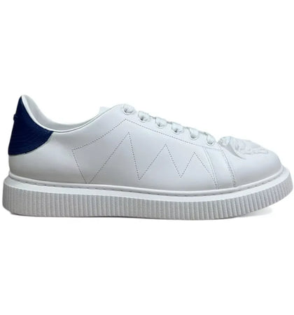 Versace Medusa Low Sneakers White Navy - authentic Versace sneakers