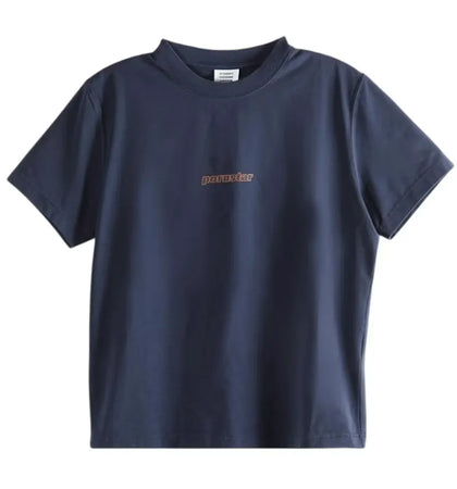 Vetements Pornstar Fitted T-shirt Navy - authentic Vetements apparel