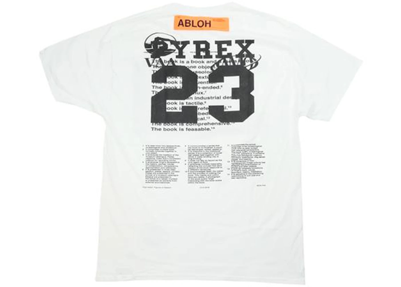 Virgil Abloh x MCA Figures of Speech Pyrex Team Tee White - vue secondaire B