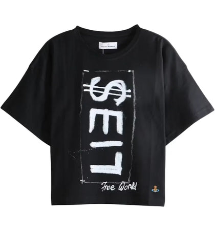 Vivienne Westwood Lies Box T-shirt Black - authentic Vivienne Westwood apparel