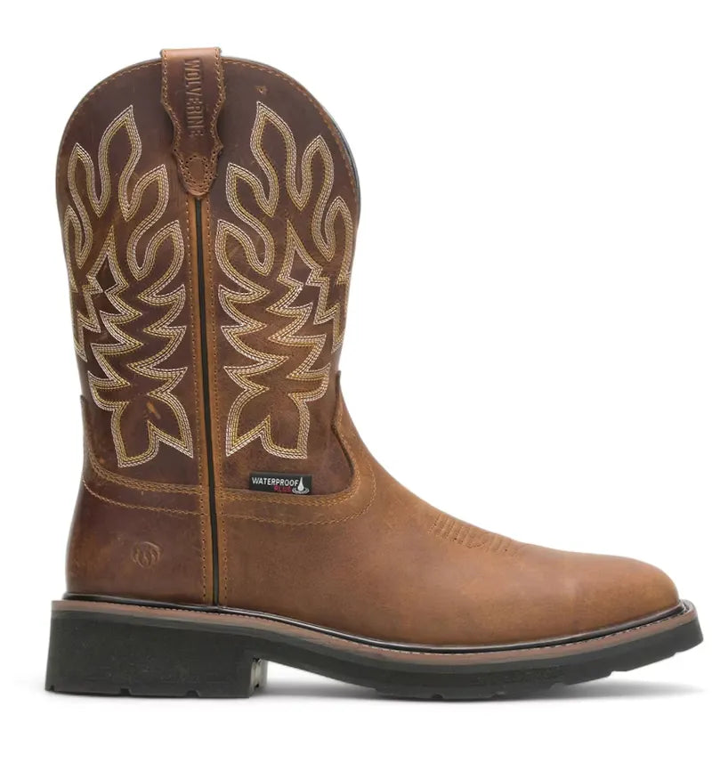 Wolverine Rancher Waterproof Steel Toe Boots Tobacco - vue 360