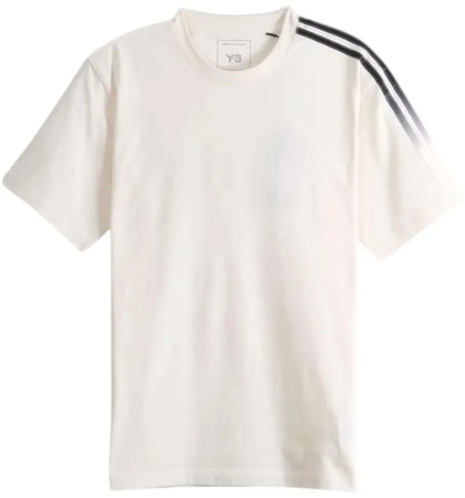 Y-3 Gradient Stripes Short Sleeve Tee Cwhite - authentic Y-3 product