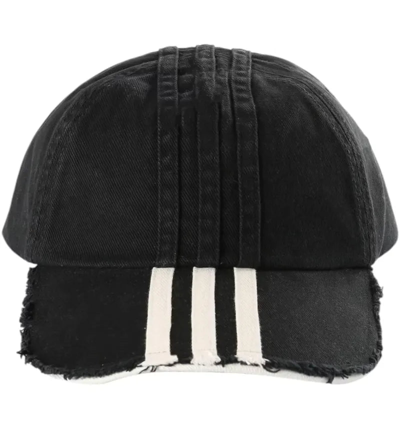 Y-3 Stripes Caps Hat Black - vue 360