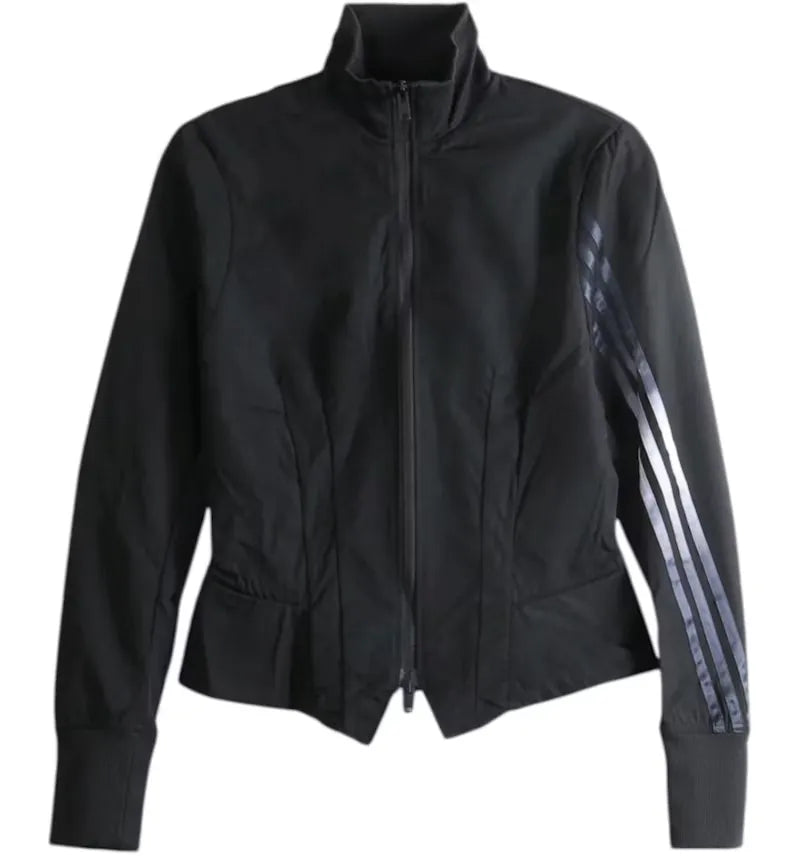 Y-3 Women's Women Gradient Stripes Nylon Top Black - vue 360