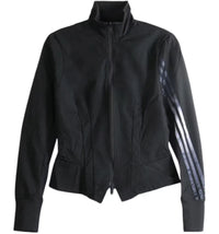 Y-3 Women's Women Gradient Stripes Nylon Top Black
