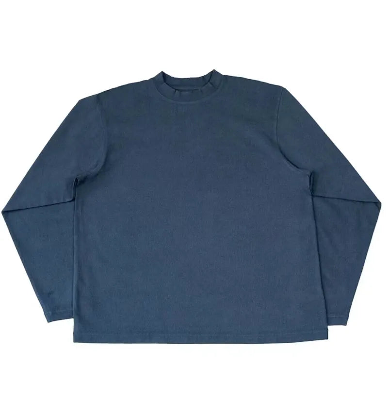 Yeezy x Gap Long Sleeve T-shirt Blue - vue 360
