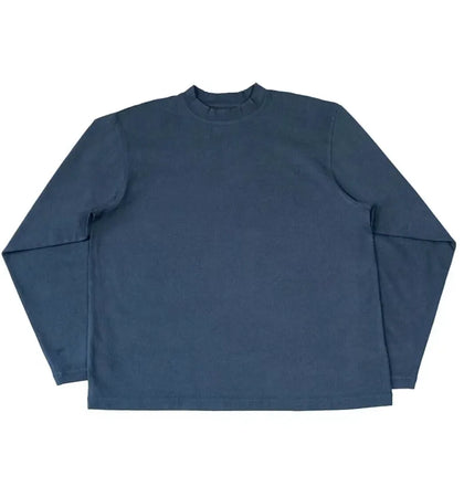 Yeezy x Gap Long Sleeve T-shirt Blue - authentic Yeezy apparel